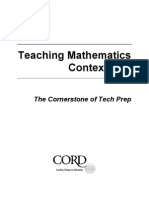 Teaching Math Contextually