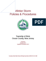 Brick Township Winter Storm Policies and Procedures