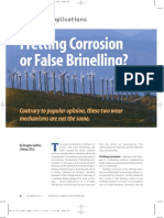 Fretting Corrosion or False Brinelling