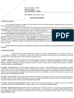 Ementa Introdução A Economia UNB PDF