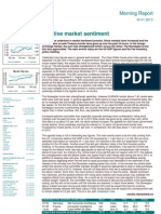 Positive Market Sentiment: Morning Report