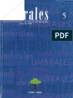 Revista Umbrales5. Revista Del Postgrado en Ciencias Del Desarrollo CIDES UMSA. La Paz Bolivia