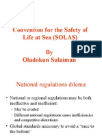 Convention For The Safety of Life at Sea (SOLAS) by Oladokun Sulaiman