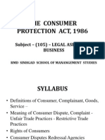 The Consumer Protection Act, 1986