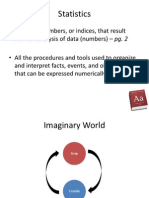 Introductory Statistics For The Behavioral Sciences Presentation - Chapters 1 & 2