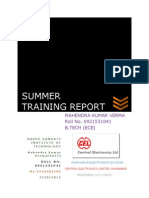 Summer Training Report in Central Electronics LTD