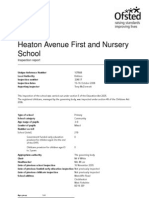 Heaton Avenue Ofsted Report 2008