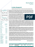 US Job Data Disappoint: Morning Report