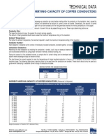 Current Carrying Caopacity of Electrical Conductors