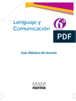 Lenguaje y Comunicación - 6° Básico (GDD)