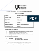 Bkc3683 - Wastewater Treatment (E) 21112