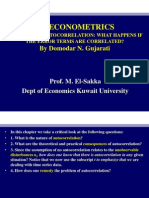 405 Econometrics: by Domodar N. Gujarati