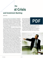 Financial Crisis: Reflections On The