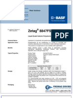 Chemicals Zetag DATA Inverse Emulsions Zetag 8847 FSB - 0410