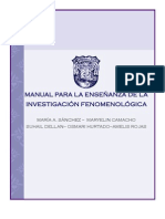 Manual de Investigación Fenomenológica