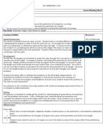 Perimeter Lesson Plan