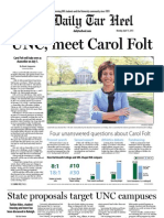 The Daily Tar Heel For April 15, 2013