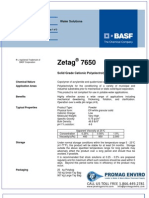 Chemicals Zetag DATA Powder Zetag 7650 - 0410