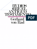 GERHARD VON RAD - Estudios Sobre El Antiguo Testamento PDF