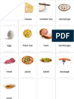 Flashcards Food Pinyin