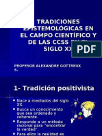 Tradiciones Epistemológicas en El Campo Científicoy de Las