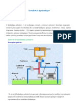 Installation Hydraulique