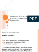 Education and Positive Externalities