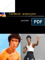 Cerebral Aneurysm: Junchen Zhang