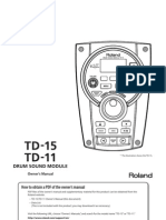 TD-15 Owners Manual