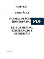 Leis de Hering - Homeopatia