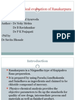 Physico-Chemical Evaluation of Rasakarpura