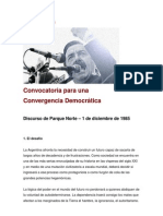 Alfonsin. Discurso de Parque Norte PDF