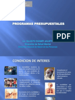 Programas Presupuestales Sector Final - Minsa - Gladys