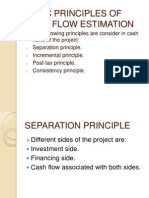 Basic Principles of Cash Flow Estimation