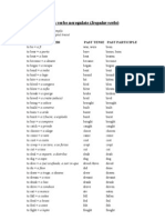 Lista Verbe Neregulate Si Frazale