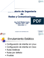 Semana 07 - LIRC - Enrutamiento Estatico IPv6