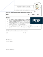 MMC e MDC - Problemas PDF