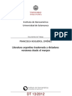 Argentina Transterrada para Instituto de Iberoamérica Documento Trabajo