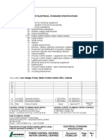 List of Electrical Standard Specifications: Power Control Centres, Motor Control Centres Document STD002.U07 1/33 Rev. A