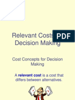 Relevant Costs