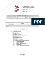 Ma-Mp-02 Procedimiento para Seleccion de Personal