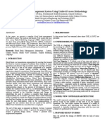 Blood Bank Management System Using Unified Process Methodology