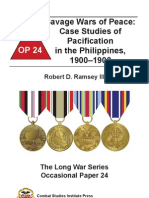 Savage Wars of Peace: Case Studies of Pacification in The Philippines, 1900-1902