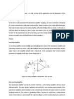 Final Op Amp Lab Report