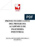 Proyecto Educativo Programa Ingindustrial