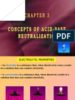 Concepts of Acid Base Neutralization