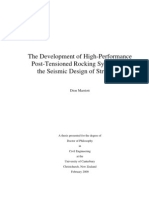 D. Marriot - The Development of High-Performance Post-Tensioned Rocking Systems For The Seismic Design of Structures