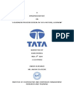 A Synopsis Report ON: "A Business Process Design in Tata Motors, Lucknow"