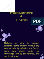 Project Monitoring & S - Curves