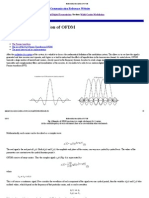 Mathematical Description of OFDM